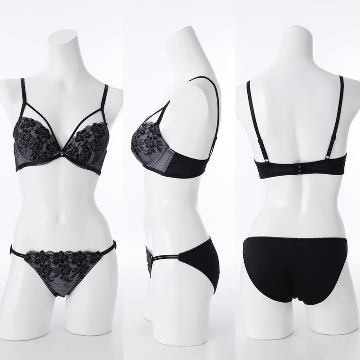 【EFカップ】モノトーンコード3/4モールドカップブラ&ショーツ | palissee | 詳細画像3