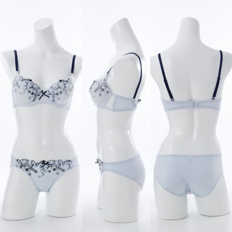 パピヨンフラワー３/４モールドカップブラ＆ショーツ | palissee | 詳細画像4 