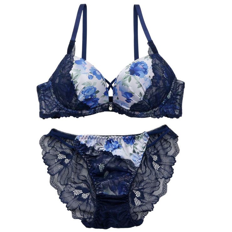 ローズプリント３/４モールドカップブラ＆ショーツ | palissee | 詳細画像12 