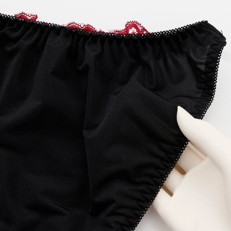 バッククロスレース３/４モールドカップブラ＆ショーツ | palissee | 詳細画像11 