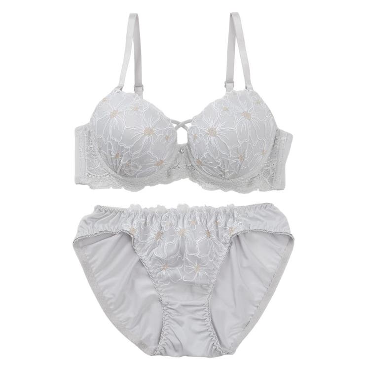 【EFカップ】ブルーミングフラワー３/４モールドカップブラ＆ショーツ | palissee | 詳細画像11 