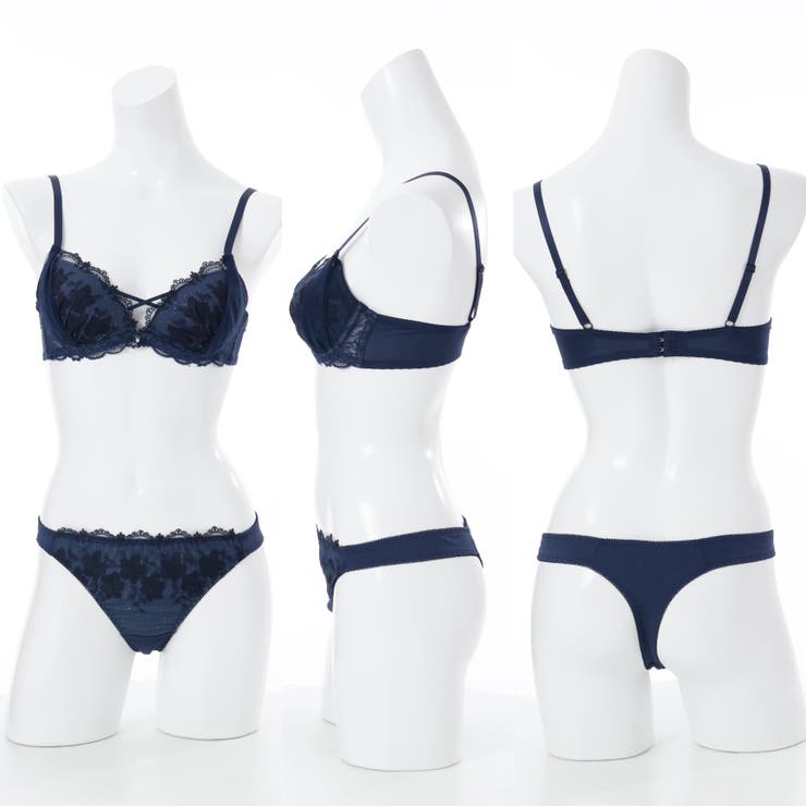 【EFカップ】Sparkle Veil ブラ＆Tバックショーツ | palissee | 詳細画像3 