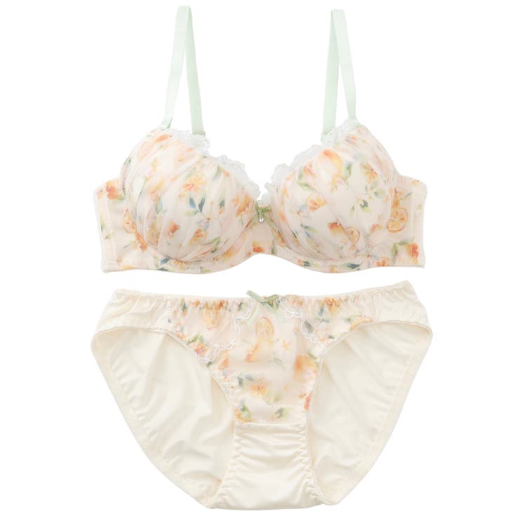 Sheer Lemonade Fizz３/４モールドカップブラ＆ショーツ | palissee | 詳細画像10 