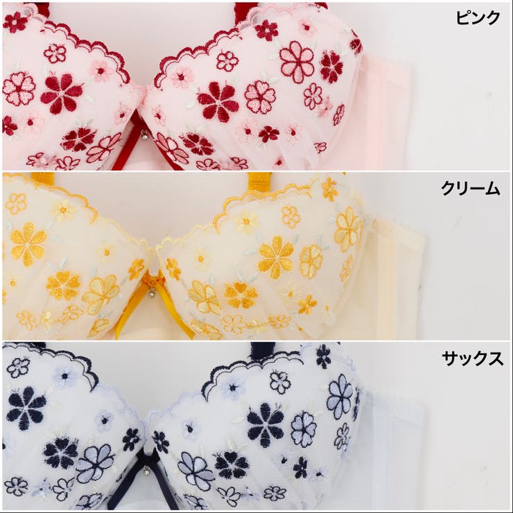 フレグランスフラワーブーケ 3/4カップブラ＆ショーツ [品番