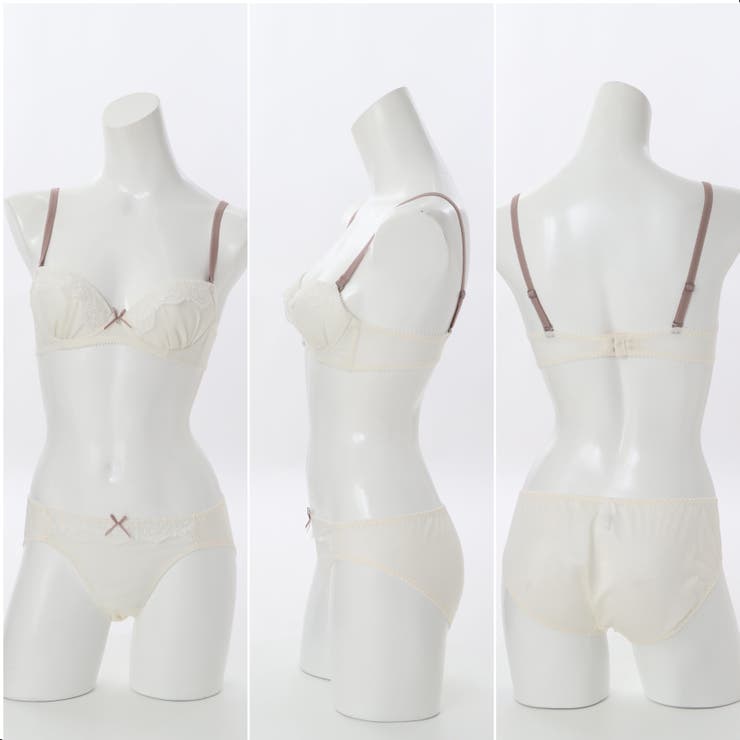 【EFカップ】ふんわりガーリーシフォン３/４カップブラ＆ショーツ  | palissee | 詳細画像8 