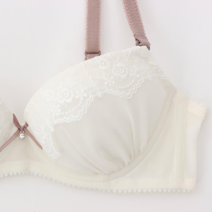 【EFカップ】ふんわりガーリーシフォン３/４カップブラ＆ショーツ  | palissee | 詳細画像11 