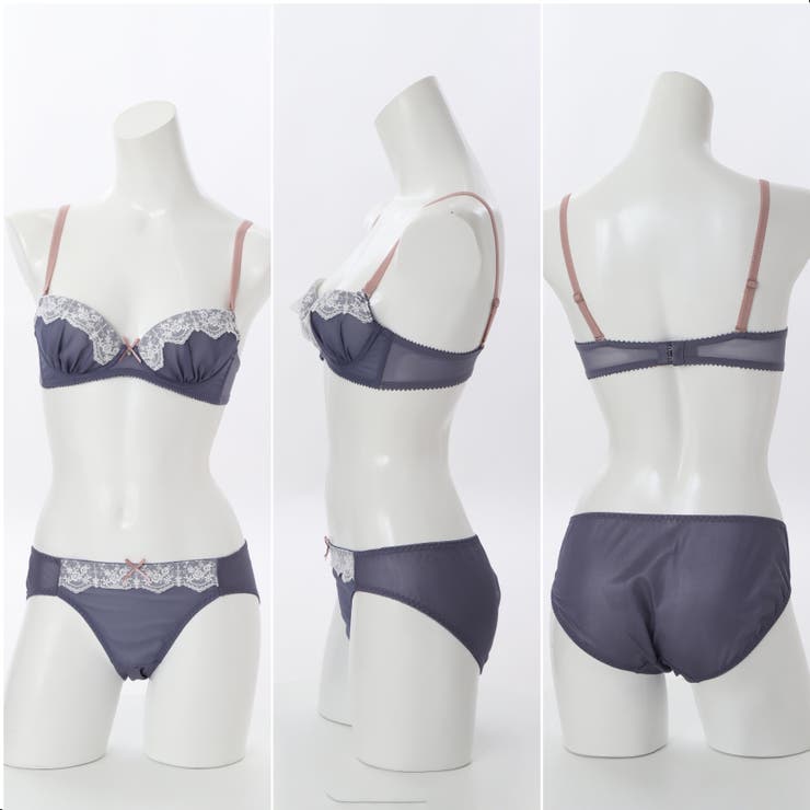 【EFカップ】ふんわりガーリーシフォン３/４カップブラ＆ショーツ  | palissee | 詳細画像6 