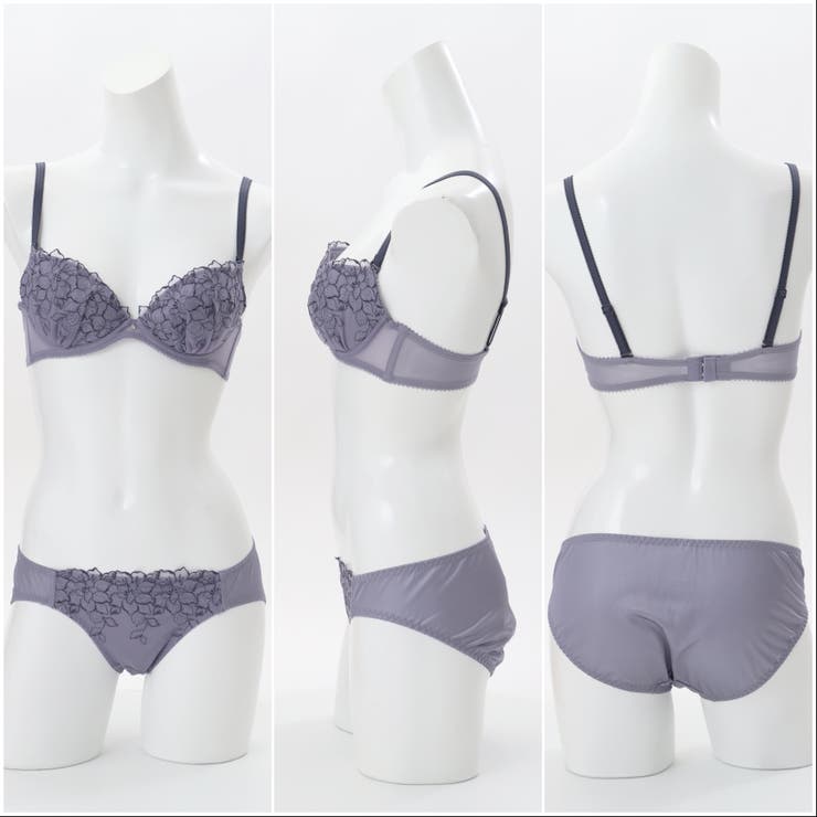 【EFカップ】大花ラメチュール ３/４カップブラ＆ショーツ  | palissee | 詳細画像7 