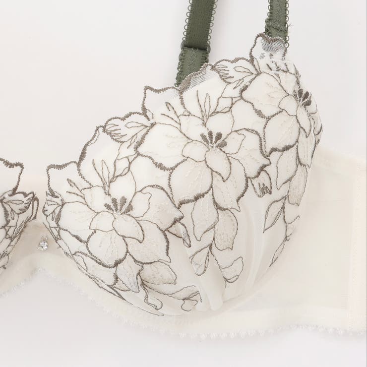 【EFカップ】大花ラメチュール ３/４カップブラ＆ショーツ  | palissee | 詳細画像9 