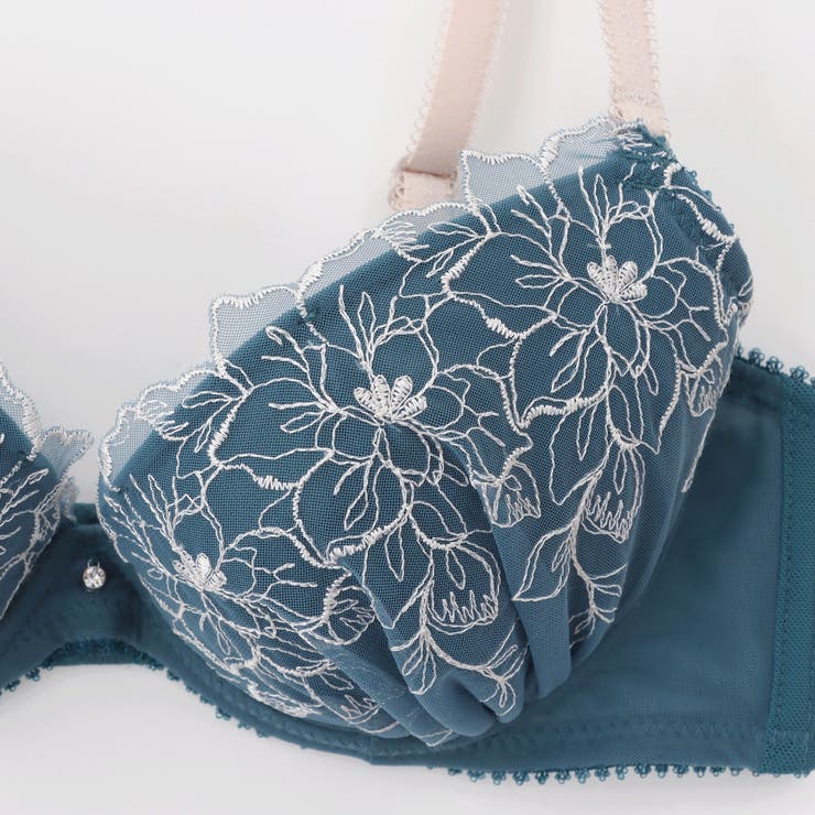 【EFカップ】大花ラメチュール ３/４カップブラ＆ショーツ  | palissee | 詳細画像11 