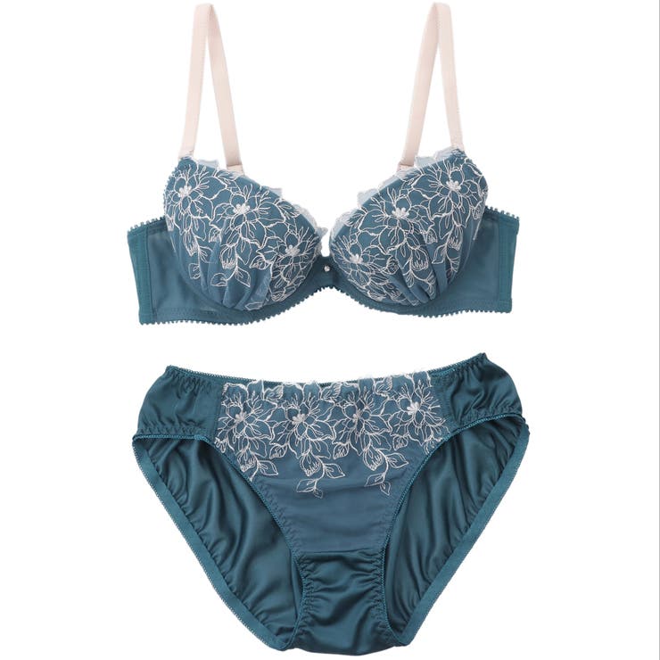 【EFカップ】大花ラメチュール ３/４カップブラ＆ショーツ  | palissee | 詳細画像5 