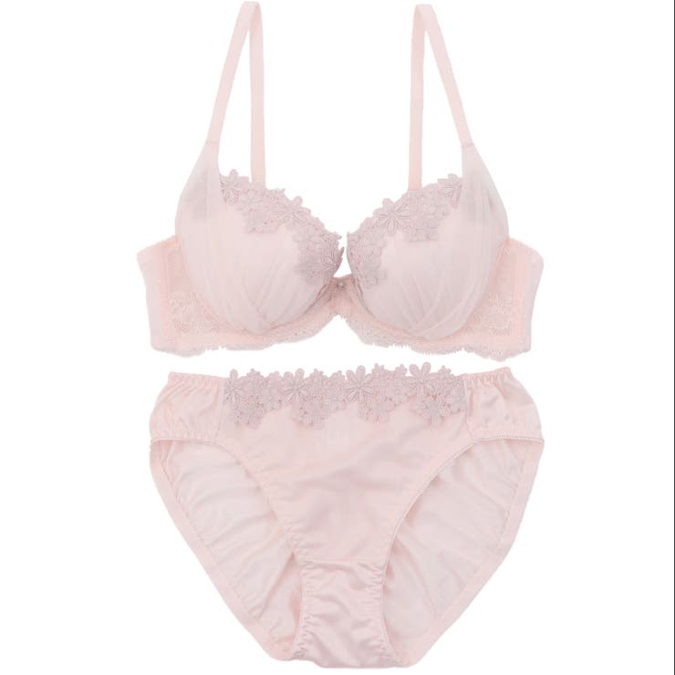 チュールドレープ ３/４カップブラ＆ショーツ  | palissee | 詳細画像3 