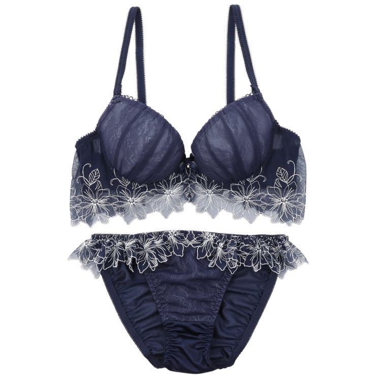 【EFカップ】Flare Veil Garden ３/４カップブラ＆ショーツ  | palissee | 詳細画像3 