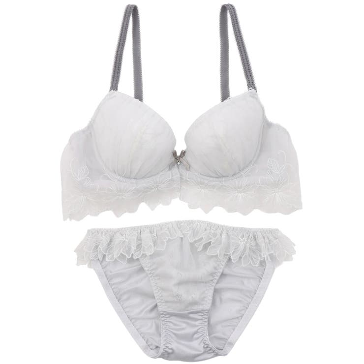 【EFカップ】Flare Veil Garden ３/４カップブラ＆ショーツ  | palissee | 詳細画像4 