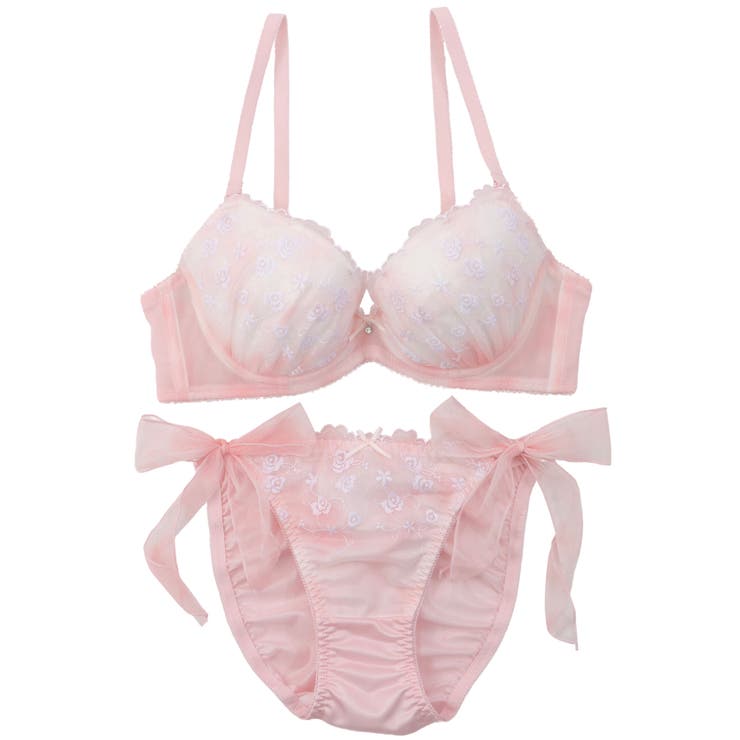 【EFカップ】パステルオーロラレース３/４カップブラ＆ショーツ  | palissee | 詳細画像4 