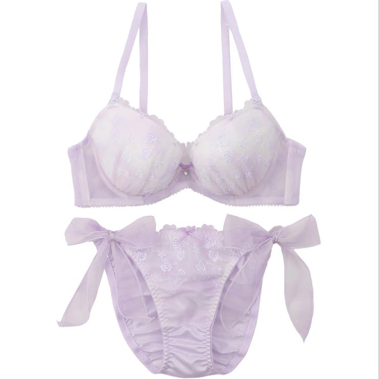 【EFカップ】パステルオーロラレース３/４カップブラ＆ショーツ  | palissee | 詳細画像5 