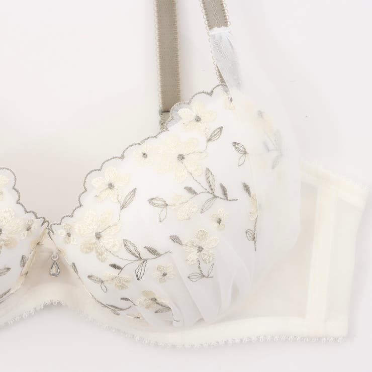 フラワーチュールレイヤード3/4カップブラ&ショーツ  | palissee | 詳細画像11