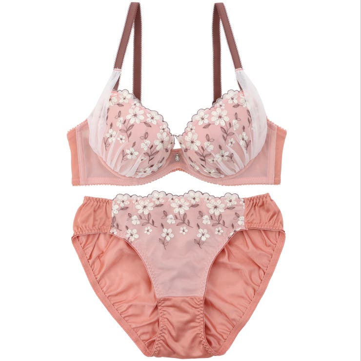 フラワーチュールレイヤード3/4カップブラ&ショーツ  | palissee | 詳細画像4