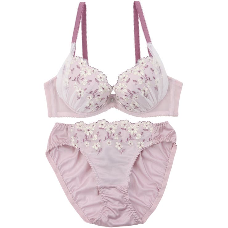 フラワーチュールレイヤード3/4カップブラ&ショーツ  | palissee | 詳細画像6