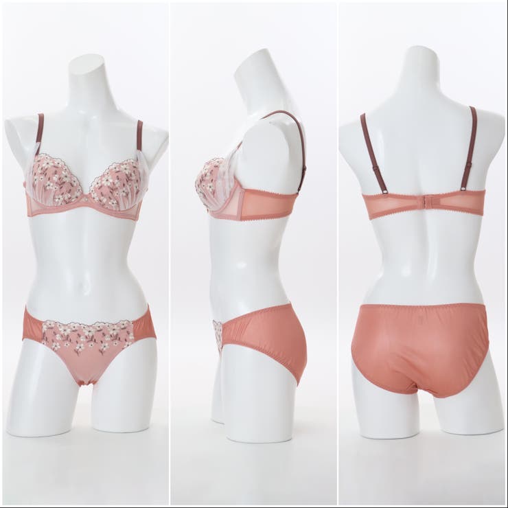 【EFカップ】フラワーチュールレイヤード ３/４カップブラ＆ショーツ  | palissee | 詳細画像7 