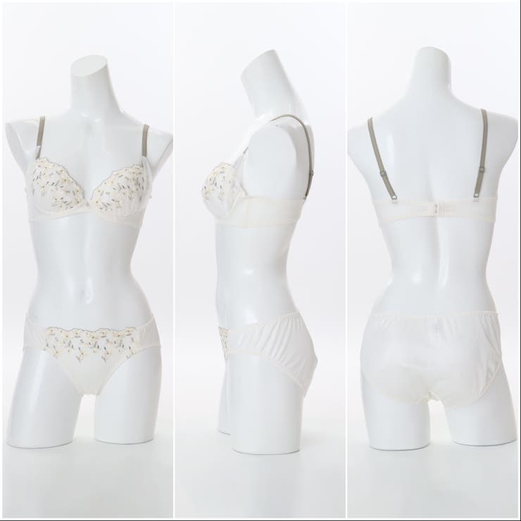 【EFカップ】フラワーチュールレイヤード ３/４カップブラ＆ショーツ  | palissee | 詳細画像8 