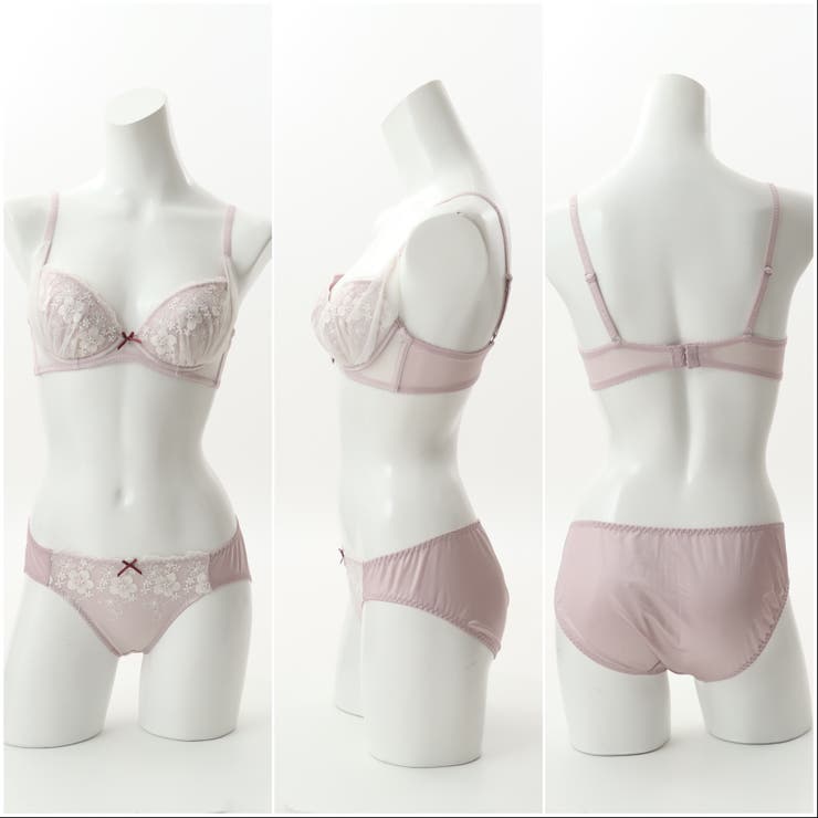 ふんわりウーリーフラワー ３/４カップブラ＆ショーツ  | palissee | 詳細画像4 