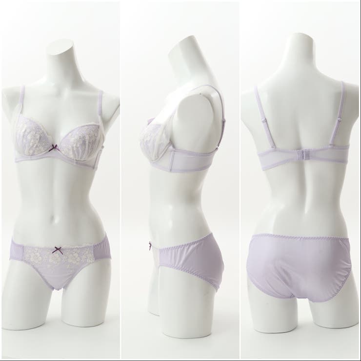 ふんわりウーリーフラワー ３/４カップブラ＆ショーツ  | palissee | 詳細画像5 