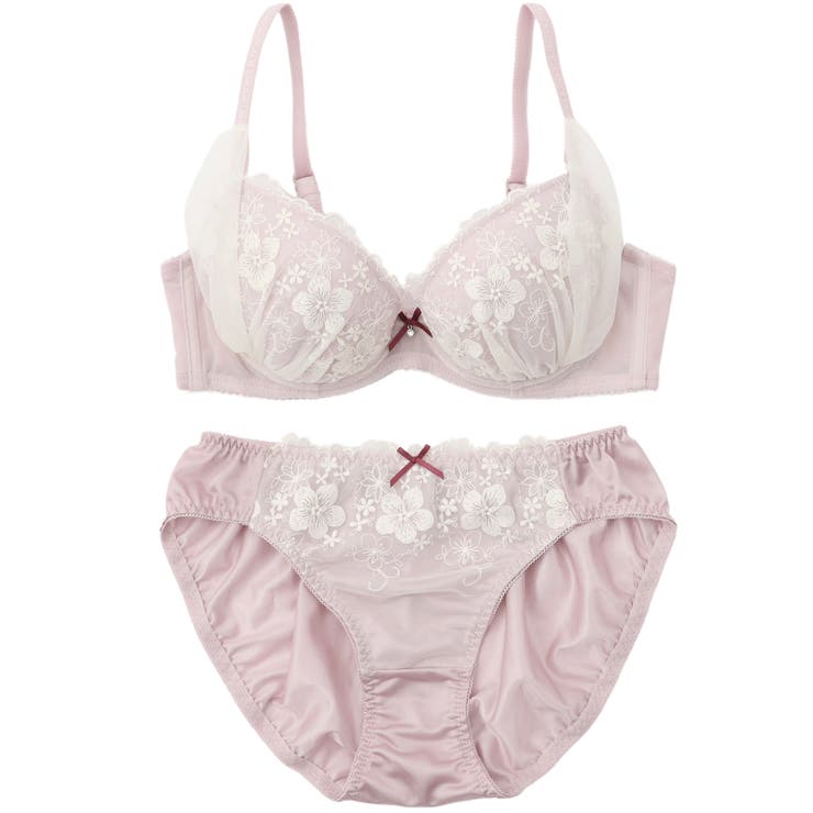 ふんわりウーリーフラワー ３/４カップブラ＆ショーツ  | palissee | 詳細画像7 