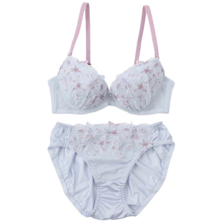 大花刺繍レース ３/４カップブラ＆ショーツ  | palissee | 詳細画像7 