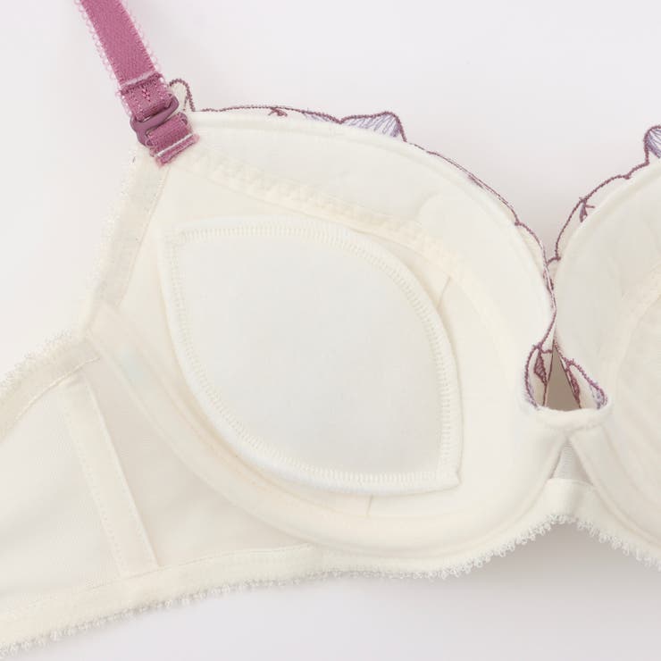 【EFカップ】ボーラーシフォンフラワー３/４カップブラ＆ショーツ  | palissee | 詳細画像12 