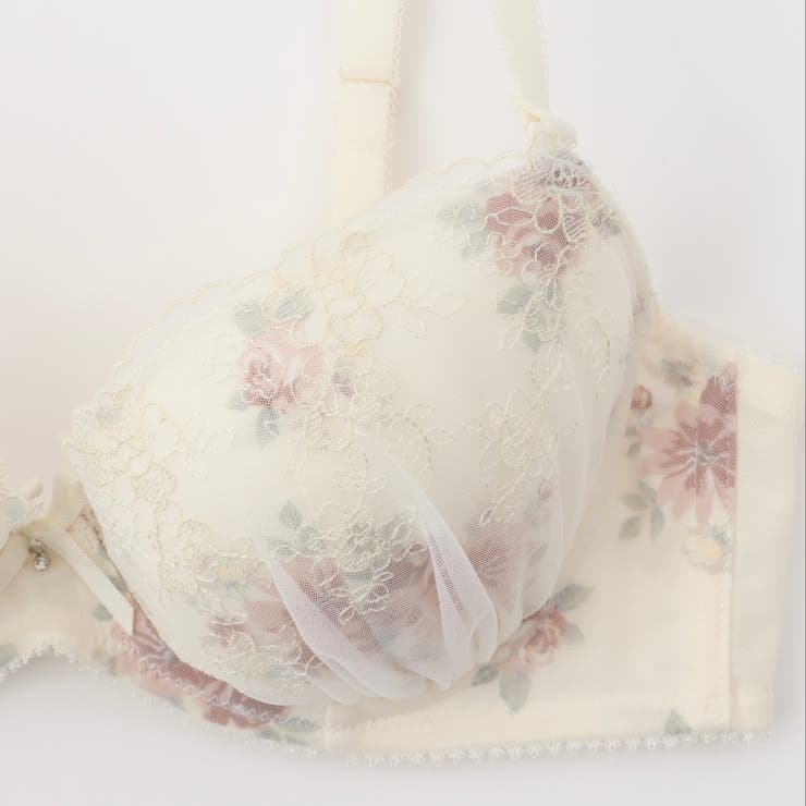 アンティークローズプリント ３/４カップブラ＆ショーツ  | palissee | 詳細画像9 