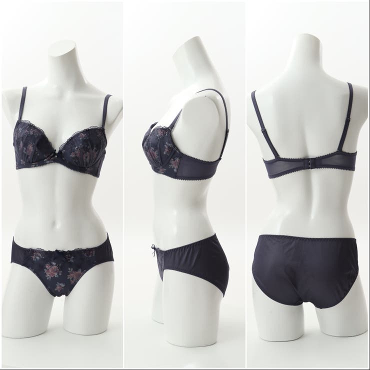 アンティークローズプリント ３/４カップブラ＆ショーツ  | palissee | 詳細画像5 