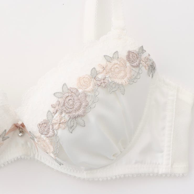 【EFカップ】ローズケミカルマットサテン３/４カップブラ＆ショーツ  | palissee | 詳細画像12 