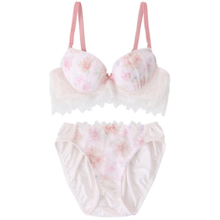 【EFカップ】フローラルヴェール ３/４カップブラ＆ショーツ  | palissee | 詳細画像10 