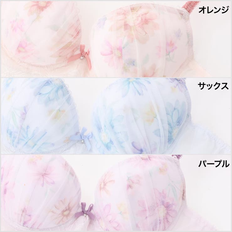 【EFカップ】フローラルヴェール ３/４カップブラ＆ショーツ  | palissee | 詳細画像2 