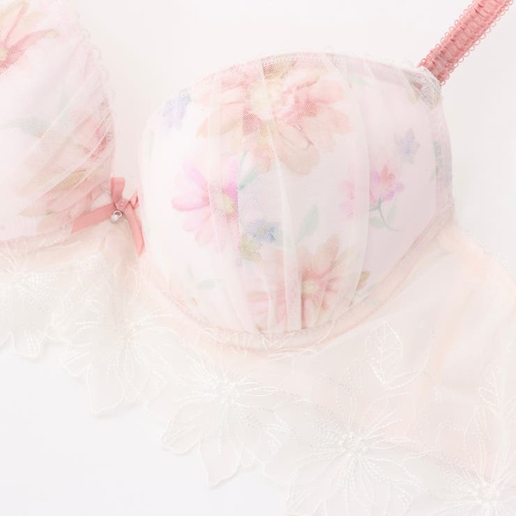 【EFカップ】フローラルヴェール ３/４カップブラ＆ショーツ  | palissee | 詳細画像6 