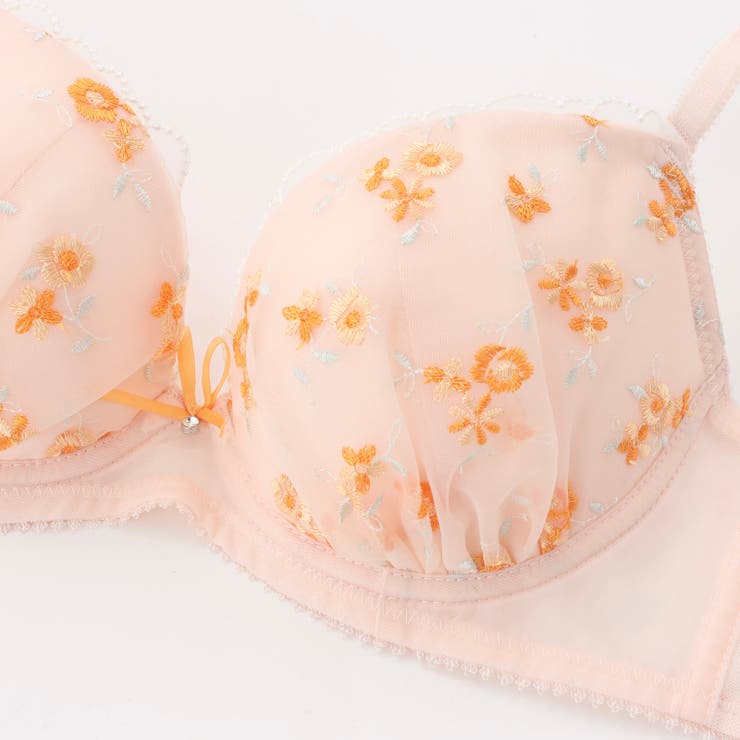 プチフルールオーガンジー ３/４カップブラ＆ショーツ  | palissee | 詳細画像7 