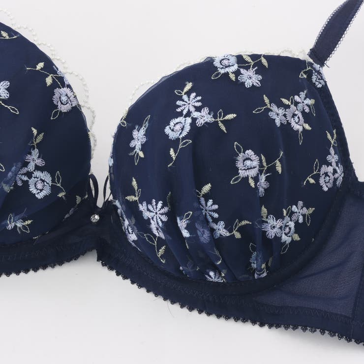 プチフルールオーガンジー ３/４カップブラ＆ショーツ  | palissee | 詳細画像8 