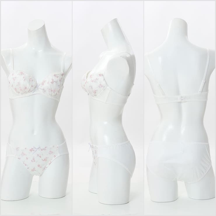 プチフルールオーガンジー ３/４カップブラ＆ショーツ  | palissee | 詳細画像3 