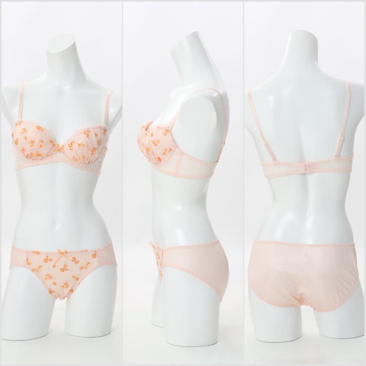 プチフルールオーガンジー ３/４カップブラ＆ショーツ  | palissee | 詳細画像4 