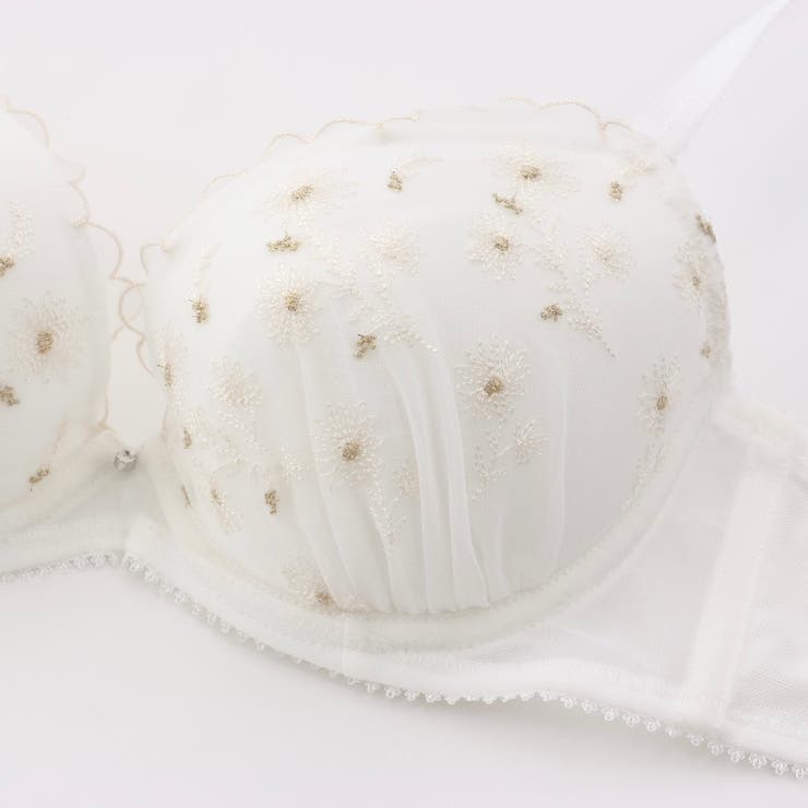 ニュアンスラメフラワー  ３/４カップブラ＆ショーツ  | palissee | 詳細画像9 