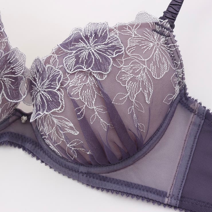シアーレースフラワー  ３/４カップブラ＆ショーツ  | palissee | 詳細画像10 