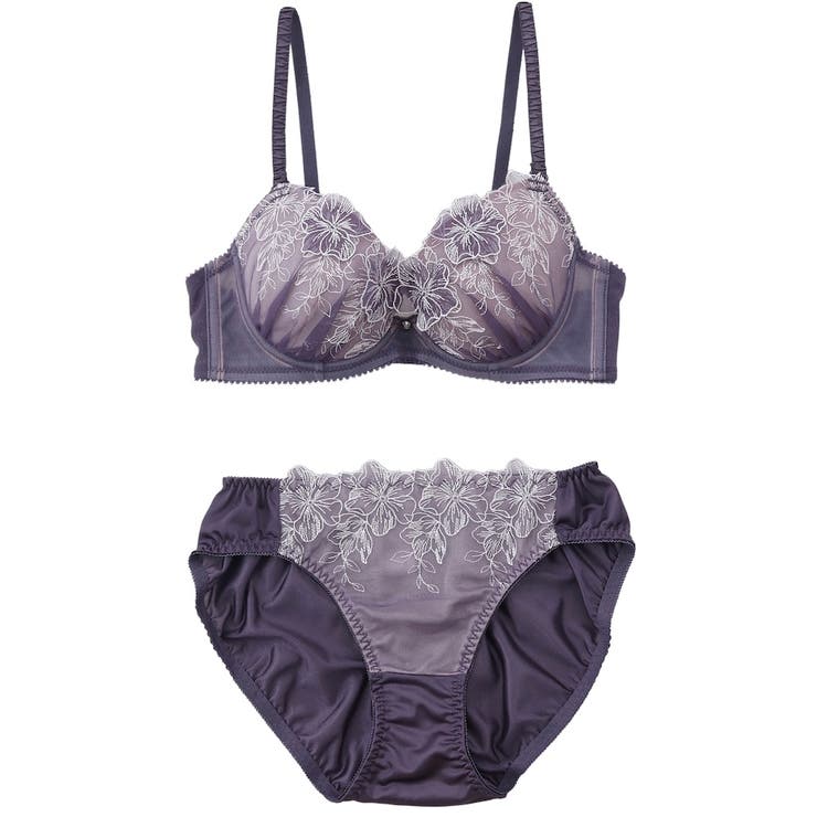 シアーレースフラワー  ３/４カップブラ＆ショーツ  | palissee | 詳細画像15 