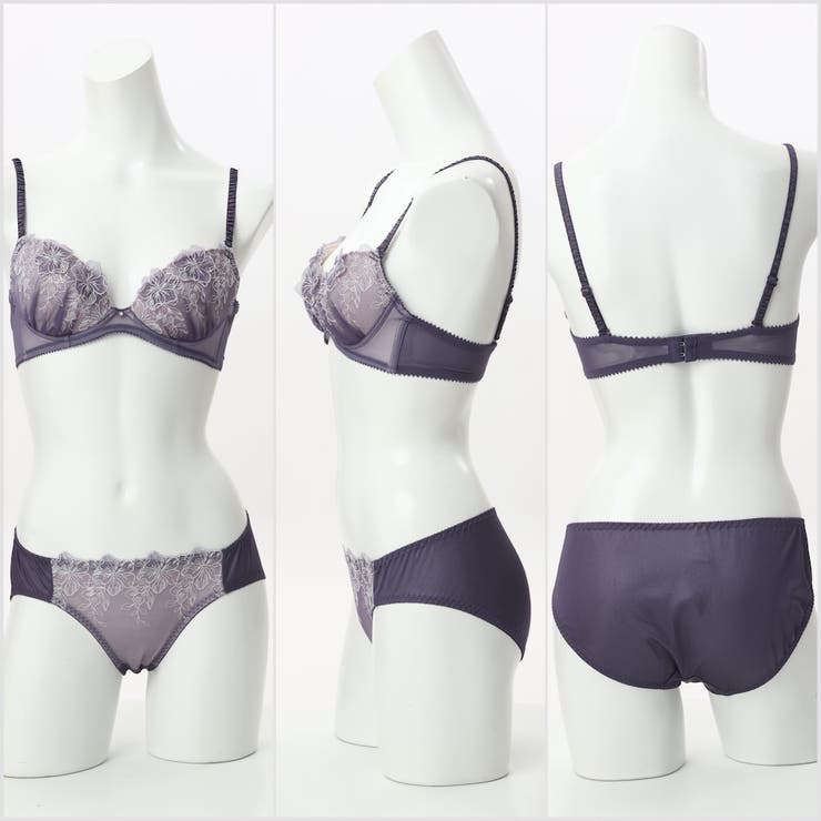 シアーレースフラワー  ３/４カップブラ＆ショーツ  | palissee | 詳細画像7 