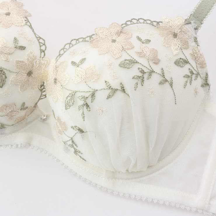 【EFカップ】クラシカルガーベラ ３/４カップブラ＆ショーツ  | palissee | 詳細画像9 