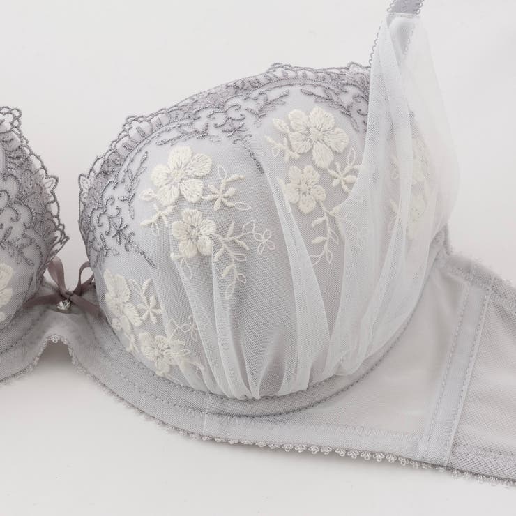 フラワーブーケチュールレース ３/４カップブラ＆ショーツ  | palissee | 詳細画像7 