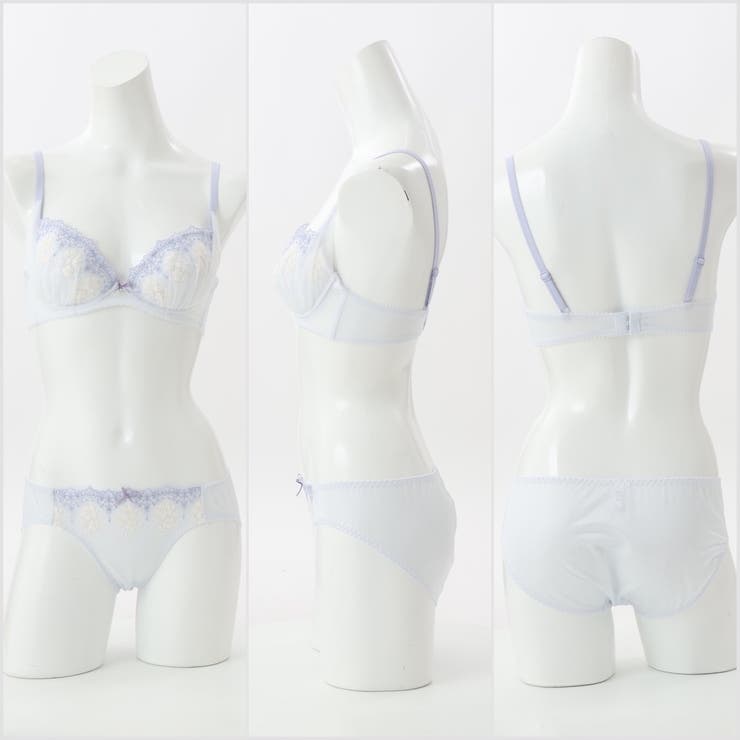 フラワーブーケチュールレース ３/４カップブラ＆ショーツ  | palissee | 詳細画像3 