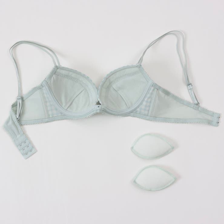 ギンガムチェックフラワー3/4カップブラ&ショーツ  | palissee | 詳細画像11