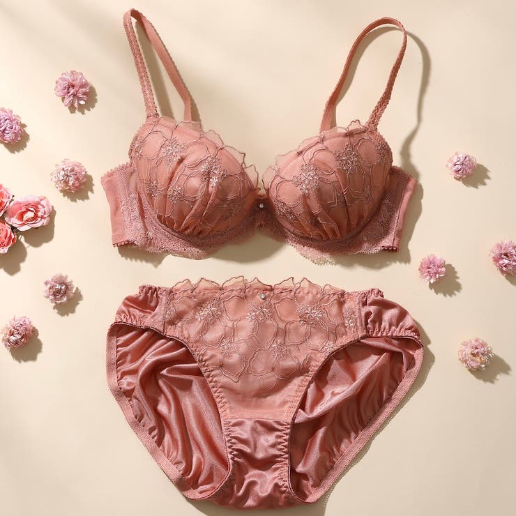 アザレアラメレース3/4カップブラ＆ショーツ [品番