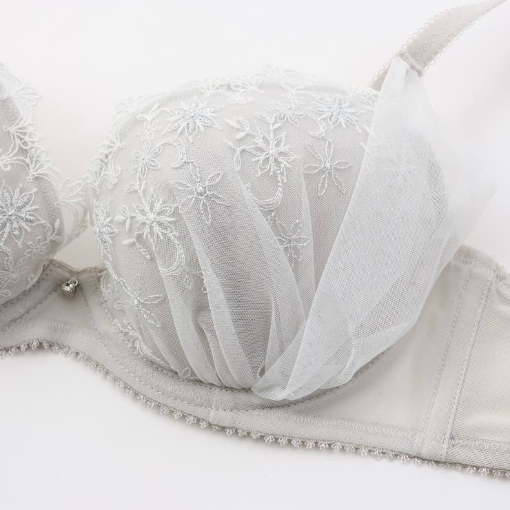 【EFカップ】スノーチュール３/４カップブラ＆ショーツ  | palissee | 詳細画像10 